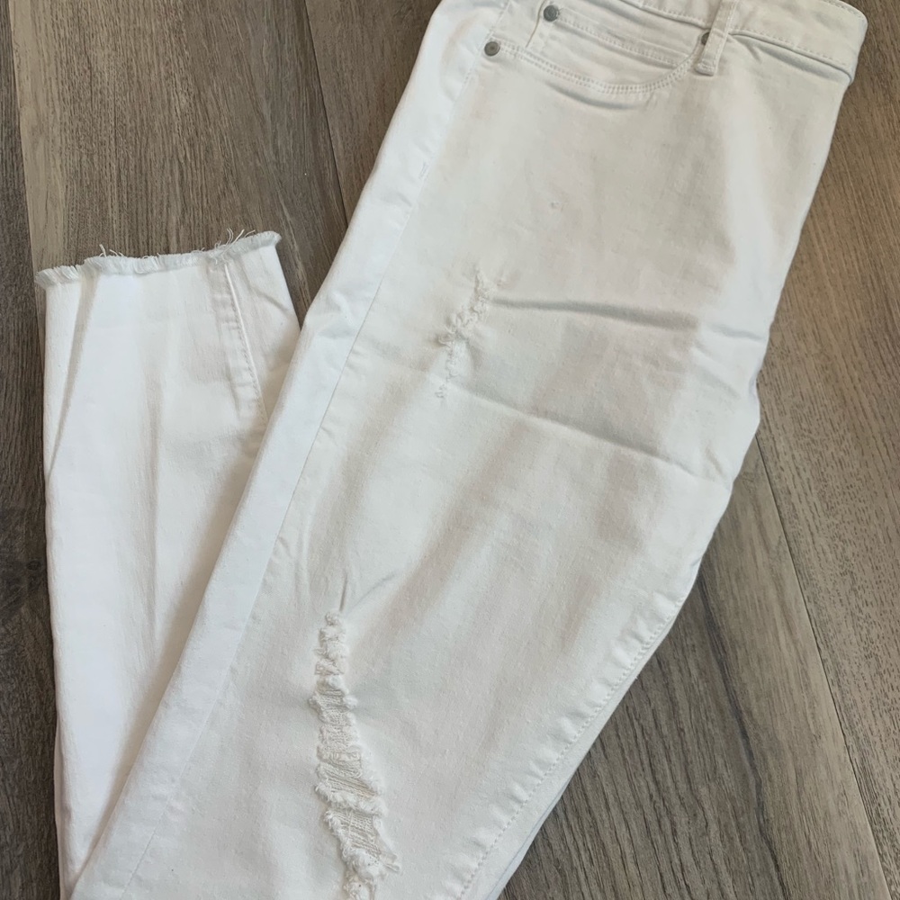 Never worn white skinny jeans
